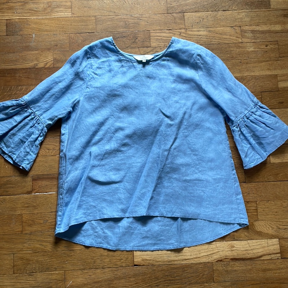 Pure Linen HiLo loose fit LaRoque dress shirt